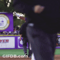Baseball Player In Yellow Jersey Saying Pirates GIF