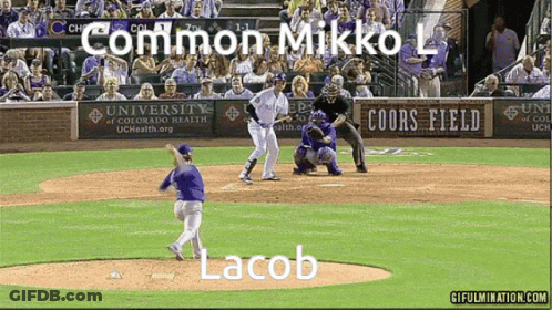 Baseball Player Jacob At Bat In Front Of Crowd GIF