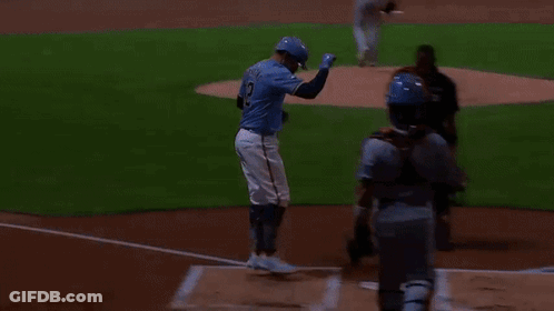 Baseball Player Jumping To Catch Ball GIF
