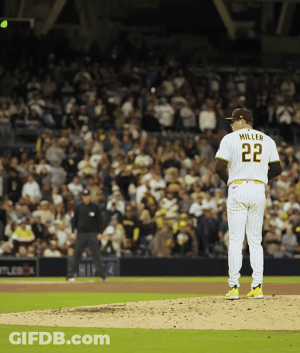 Baseball Player Miller On Mound GIF