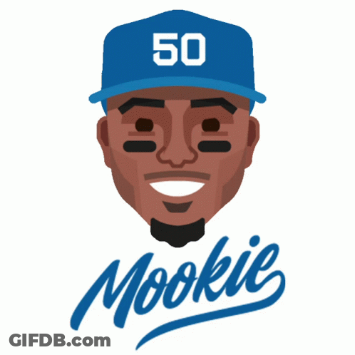 Baseball Player Mookie With Number 50 GIF