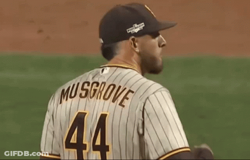Baseball Player Musgrove Number 44 GIF