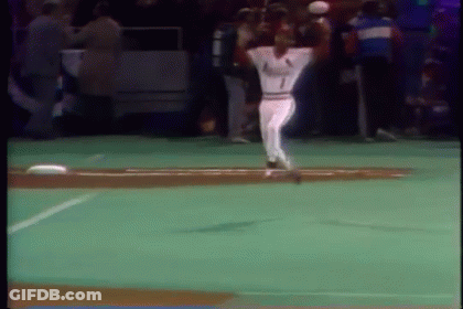 Baseball Player Number 1 GIF