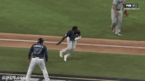 Baseball Player Number 1 Sliding Into Home Plate GIF