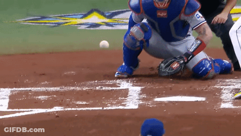 Baseball Player Number 10 GIF