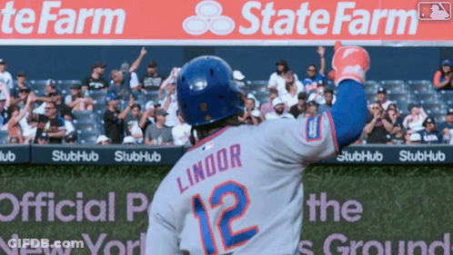 Baseball Player Number 12 GIF