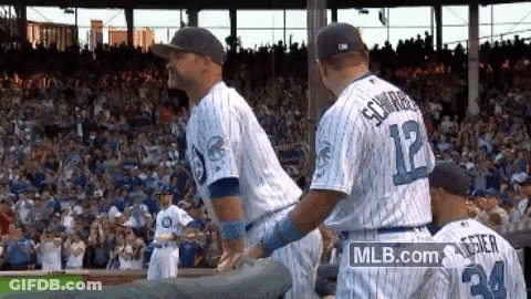 Baseball Player Number 12 GIF