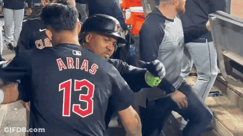 Baseball Player Number 13 GIF