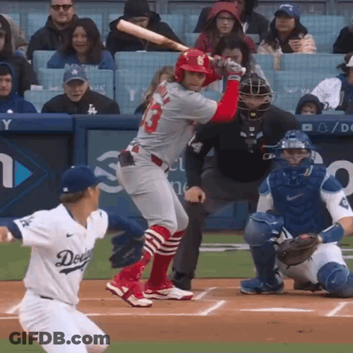 Baseball Player Number 13 Swinging Bat GIF