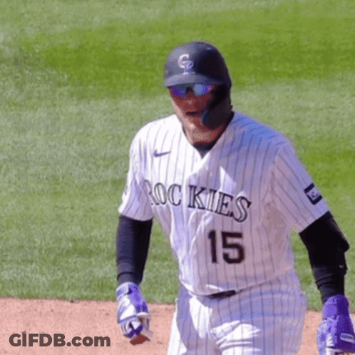 Baseball Player Number 15 Walking GIF