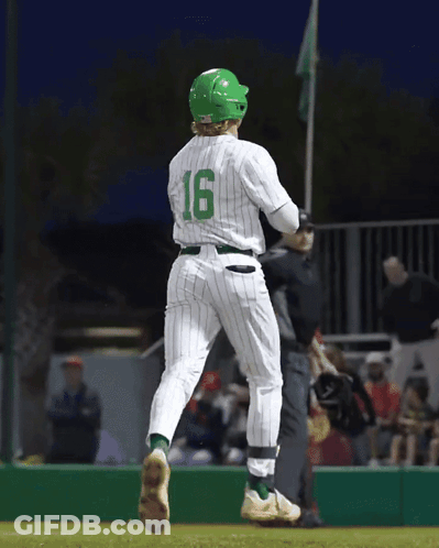 Baseball Player Number 16 GIF