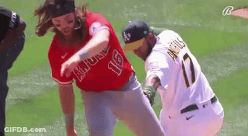 Baseball Player Number 16 GIF