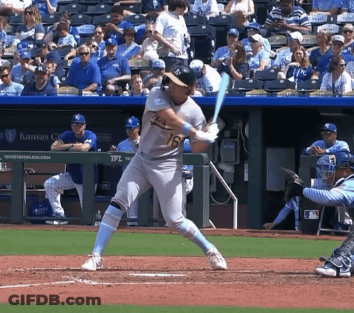 Baseball Player Number 16 GIF