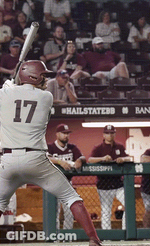 Baseball Player Number 17 Ready To Bat GIF