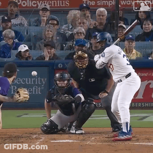 Baseball Player Number 19 GIF