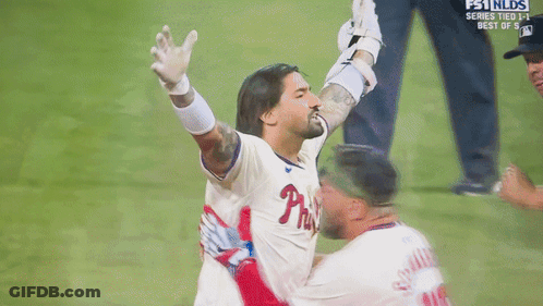 Baseball Player Number 19 Celebrates GIF