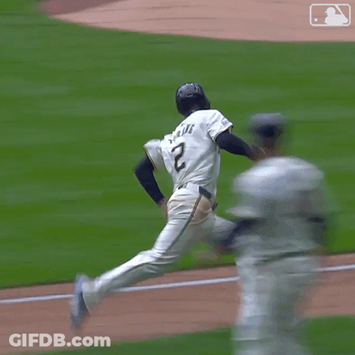 Baseball Player Number 2 Sliding Into Base GIF