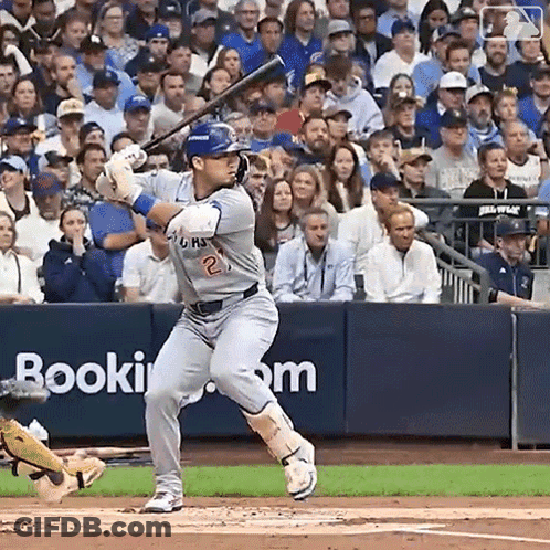 Baseball Player Number 2 Swinging Bat At Ball GIF