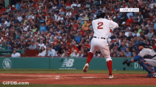 Baseball Player Number 2 Swings At Pitch GIF