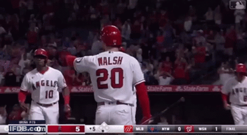 Baseball Player Number 20 GIF