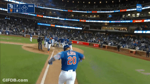 Baseball Player Number 20 GIF