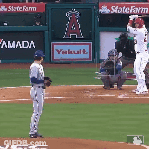 Baseball Player Number 21 Swinging GIF