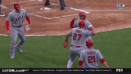 Baseball Player Number 21 GIF