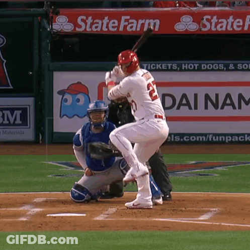 Baseball Player Number 22 GIF