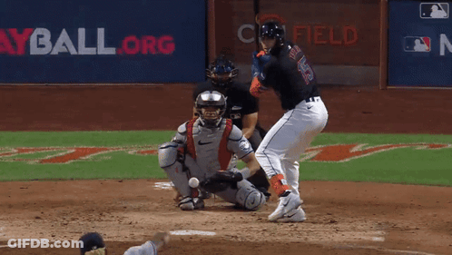 Baseball Player Number 22 GIF
