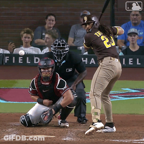 Baseball Player Number 22 GIF