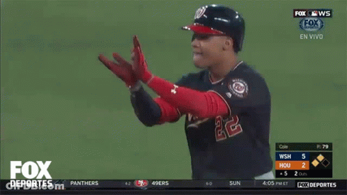 Baseball Player Number 22 GIF