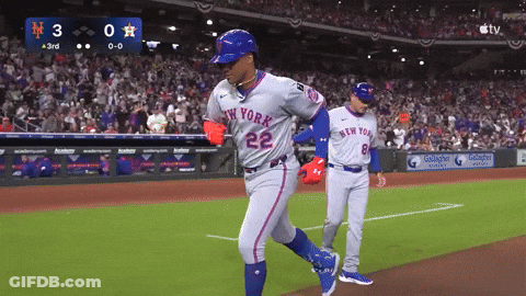 Baseball Player Number 22 GIF