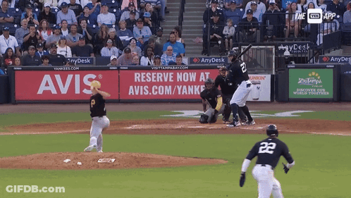 Baseball Player Number 22 GIF