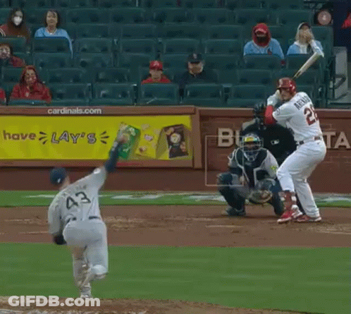 Baseball Player Number 23 Swinging Bat GIF