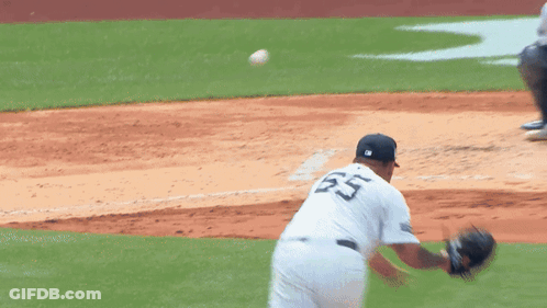 Baseball Player Number 23 Throws Ball GIF