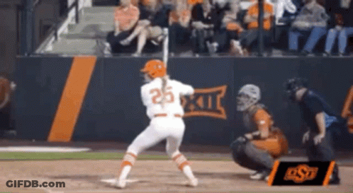 Baseball Player Number 25 On Back GIF
