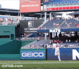Baseball Player Number 25 Running GIF