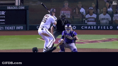 Baseball Player Number 26 GIF