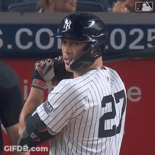 Baseball Player Number 27 GIF