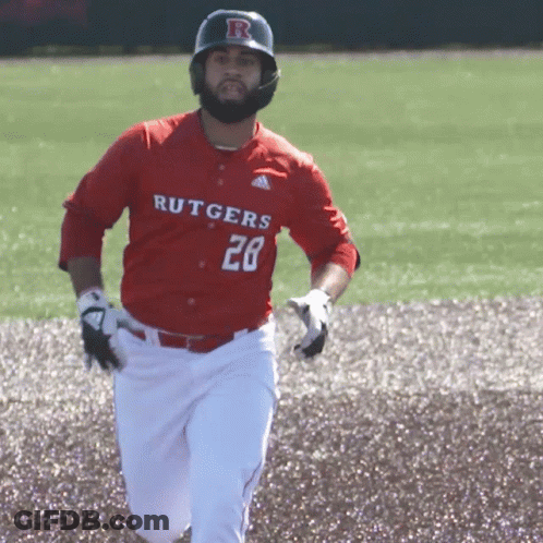 Baseball Player Number 28 GIF