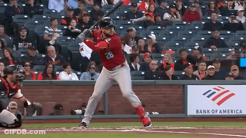 Baseball Player Number 28 GIF