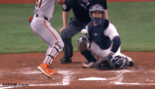 Baseball Player Number 29 About To Hit GIF
