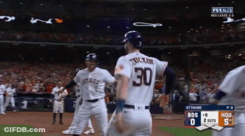 Baseball Player Number 30 GIF