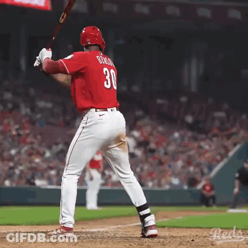 Baseball Player Number 30 GIF