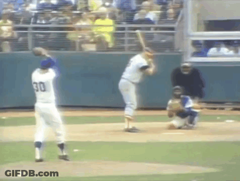 Baseball Player Number 30 About To Throw GIF