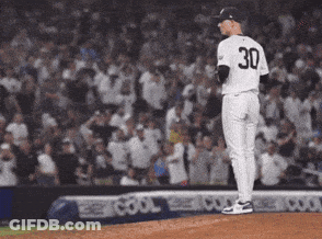 Baseball Player Number 30 GIF