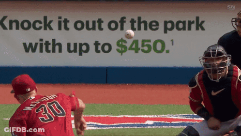 Baseball Player Number 30 GIF