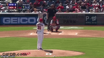 Baseball Player Number 31 On Back GIF