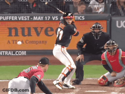 Baseball Player Number 31 GIF