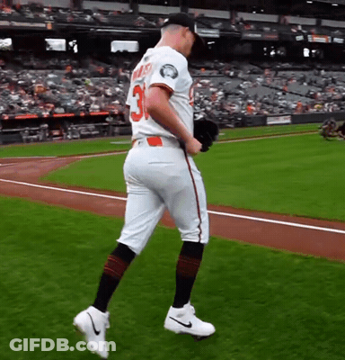 Baseball Player Number 31 GIF